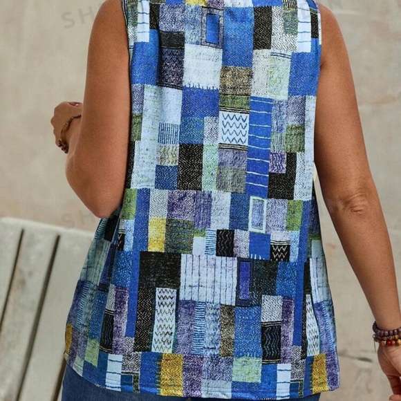 Blue Stylish summer top - Picture 2 of 3